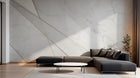 Design SL0579 — Papier peint Marbre blanc lignes dorees luxe — Novomur