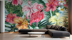 Design ZX0534 — Papier peint Palmier Tropical & Jungle Dense — Novomur
