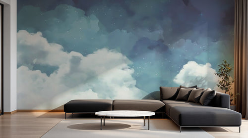 Design ZX0660 — Papier peint Ciel Nocturne Enfant - Collection 2 — Novomur