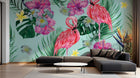 Design ZX0769 — Papier peint Palmier Tropical & Jungle Dense — Novomur