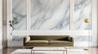 Design A0025 — Papier peint Marbre Blanc Classique - Collection 1 — Novomur