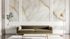 Design A0036 — Papier peint Marbre Blanc Classique - Collection 2 — Novomur