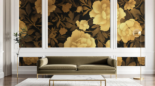 Design A0133 — Papier peint Damassé Classique — Novomur