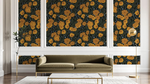 Design A0247 — Papier peint Floral Vintage Baroque — Novomur