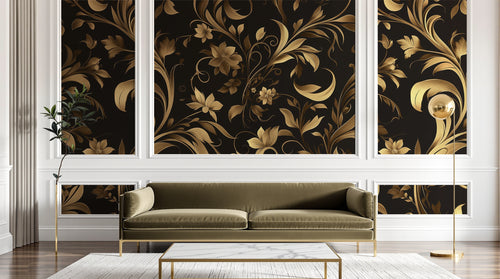 Design A0405 — Papier peint Damassé Classique — Novomur