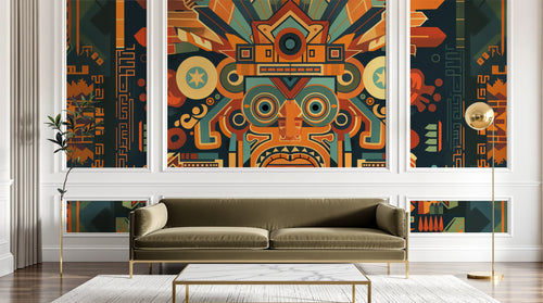 Design A0713 — Papier peint Ethnique Tribal Africain — Novomur