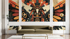 Design A0714 — Papier peint Ethnique Tribal Africain — Novomur