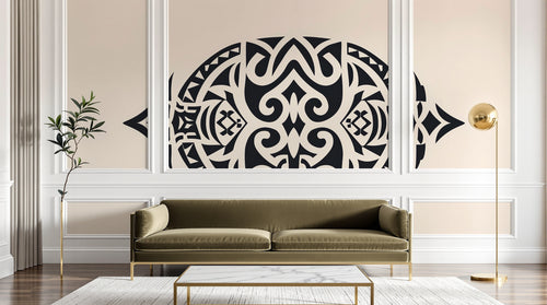 Design A0736 — Papier peint Ethnique Tribal Africain — Novomur