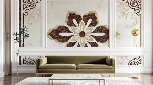 Design AS0238 — Papier peint Damassé Classique — Novomur