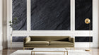 Design C0338 — Papier peint Marbre Noir et Or Luxe - Collection 1 — Novomur