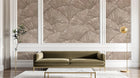 Design C0658 — Papier peint Art Déco Éventails et Or - Collection 1 — Novomur