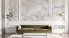 Design C0841 — Papier peint Marbre Blanc Classique - Collection 1 — Novomur