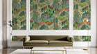 Design D0168 — Papier peint Art Déco Éventails et Or - Collection 2 — Novomur