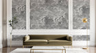 Design D0313 — Papier peint Marbre Blanc Classique - Collection 1 — Novomur
