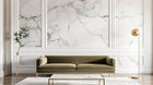 Design D0987 — Papier peint Marbre Blanc Classique - Collection 2 — Novomur