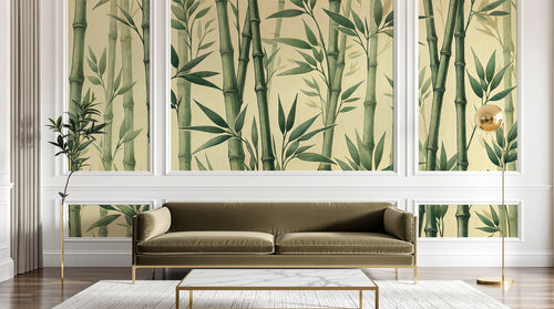 Design F0584 — Papier peint Bambou — Novomur