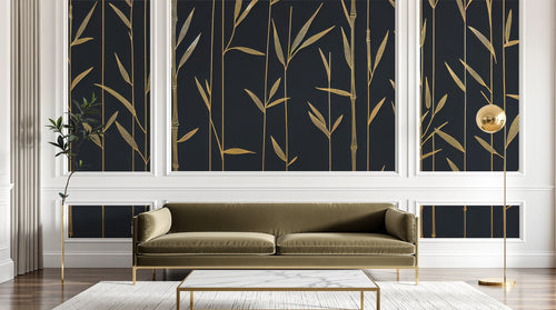 Design F0733 — Papier peint Bambou — Novomur