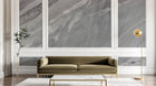 Design SK0053 — Papier peint Marbre Blanc Classique - Collection 2 — Novomur