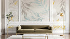 Design SK0115 — Papier peint Botanique Feuilles Dorées — Novomur