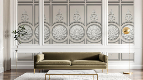 Design SK0537 — Papier peint Damassé Classique — Novomur