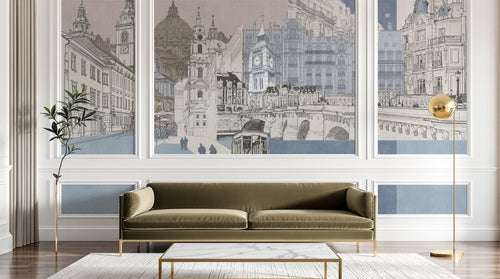 Design SL0603 — Papier peint Architecture et Villes — Novomur
