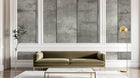 Design ZX0766 — Papier peint Panneaux beton gris bandes industriel — Novomur