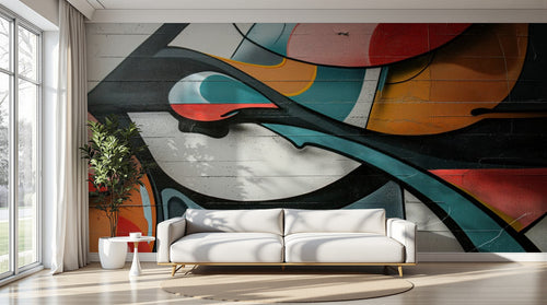 Design A0093 — Papier peint Graffiti Street Art — Novomur