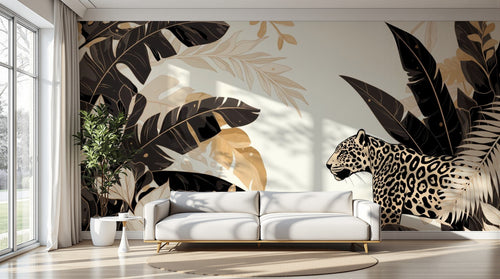 Design A0142 — Papier peint Safari Savane Aquarelle — Novomur