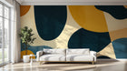 Design A0233 — Papier peint Art Abstrait Bauhaus Coloré - Collection 2 — Novomur