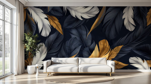 Design A0606 — Papier peint Plumes — Novomur