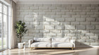 Design A0782 — Papier peint Brique Blanche — Novomur
