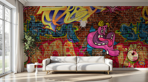 Design D0038 — Papier peint Graffiti Street Art — Novomur