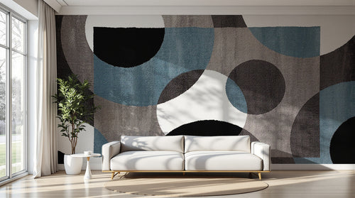 Design SD0327 — Papier peint Art Abstrait Bauhaus Coloré - Collection 1 — Novomur