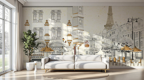 Design SK0794 — Papier peint Architecture et Villes — Novomur