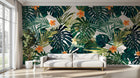 Design SK0856 — Papier peint Palmier Tropical Pop Art Vif — Novomur