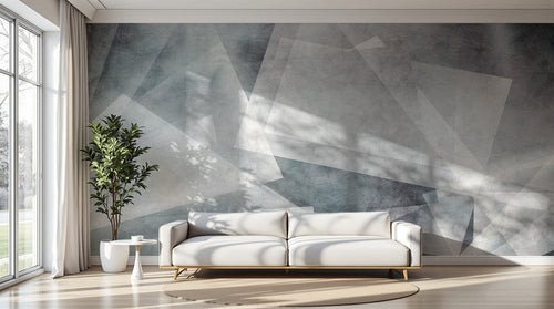 Design SK0967 — Papier peint Géométrique Triangles et Losanges - Collection 2 — Novomur