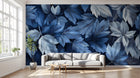Design A0148 — Papier peint Botanique Feuilles Sombres — Novomur