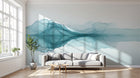Design A0565 — Papier peint Art Abstrait Vagues et Lignes — Novomur