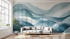 Design A0612 — Papier peint Art Abstrait Vagues et Lignes — Novomur