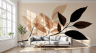 Design A0786 — Papier peint Botanique Feuilles Sombres — Novomur