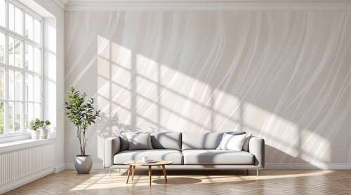 Design A0800 — Papier peint Art Abstrait Vagues et Lignes — Novomur