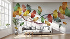 Design SK0930 — Papier peint Art Abstrait Vagues et Lignes — Novomur