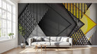 Design ZX0487 — Papier peint Art Abstrait Bauhaus Beige - Collection 1 — Novomur