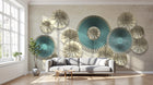 Design ZX0800 — Papier peint Art Abstrait Vagues et Lignes — Novomur